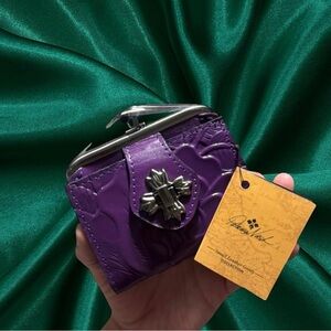 Patricia Nash Purple Embossed Wallet
